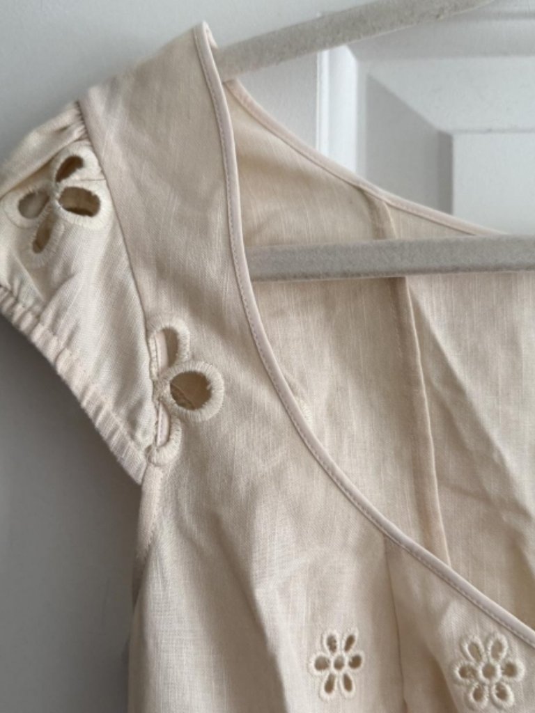 New With Tags Mirror Palais Maria Dress In Leite — image 4 of 6
